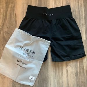 NVGTN black seamless shorts size small